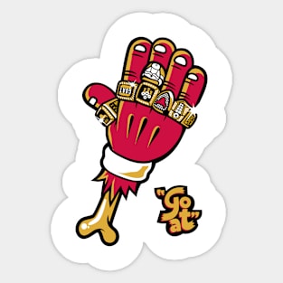 King Rings Sticker